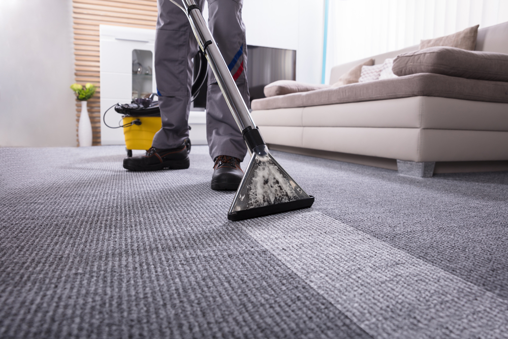 Cleansolution's commercial carpet cleaning provides a deep clean and fast dry times.